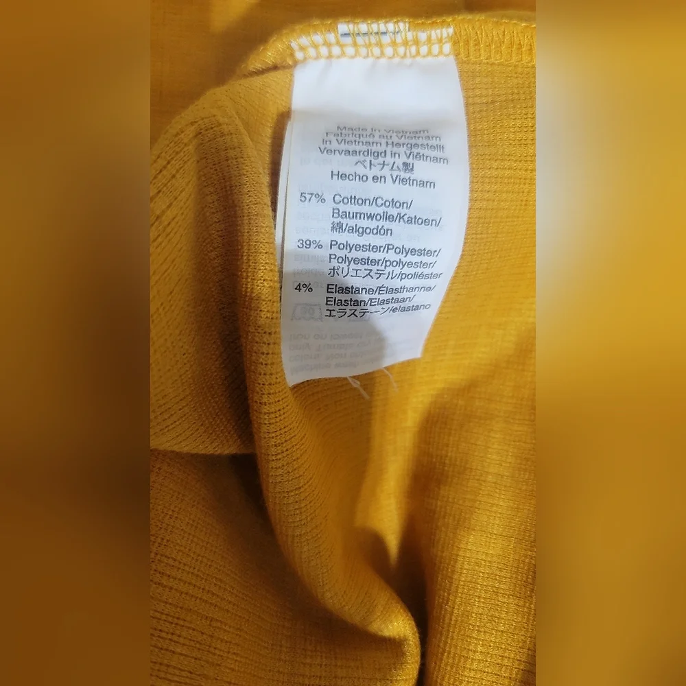J. Crew Yellow Tie-Waist Midi Dress Never‎ Woern